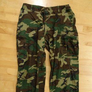 Vietnam ERA USGI ERDL Hot Weather Uniform Pants Woodland Large Short 1970